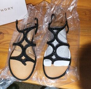 Chinese Laundry Elegant Black Strappy Sandals